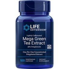 Life Extension Mega Green Tea Extract (Lightly Caffeinated), 100 vegetarian capsules